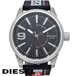 DIESEL ディーゼル 腕時計 RASP ラスプ DZ1906 メンズ ブラック 替えバンド 無料ラッピング可 