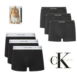 カルバンクライン 3枚組 ボクサーパンツ CALVIN KLEIN パンツ メンズ インナー・ルームウェア NB3963A U2662 アンダーウェア トランクス ブラック ホワイト ストレッチ コットン