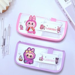 ラブブ ペンケース かわいい 高校生 大学生 小学生 韓国 可愛い ぬいぐるみ 筆記用具 筆箱 筆入れ おしゃれ 大容量 文房具 中学生 入園グッズ labubu