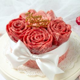 誕生日 プレゼント ギフト 国産和牛　肉ケーキ 約500ｇ 2~3人前