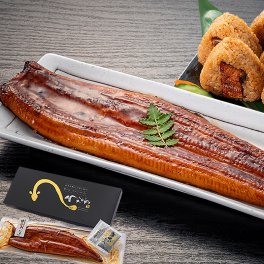 「送料無料」熊本産うなぎの蒲焼き 大１尾＆鰻屋のミニおにぎり付 ギフト