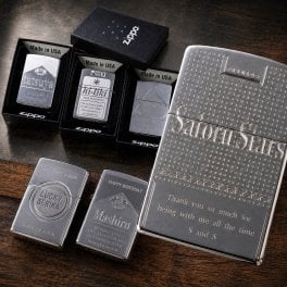 退職 異動 名入れ ZIPPO たばこ柄ZIPPO オイルライター