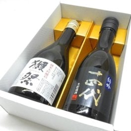 【ギフト包装無料】 十四代　特吟生貯蔵　300ml　+　獺祭　純米大吟醸　45　300ml 《2本飲み比べセット》（2026年詰）（ギフト化粧箱入）