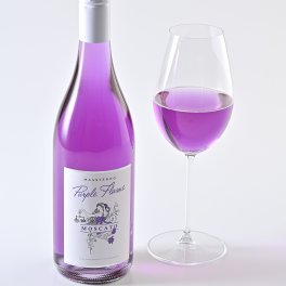 お歳暮 秋冬ギフト【送料無料】【紫の甘口ワイン】パープルフレイム Purple Flame 750ml 専用ギフトボックス付き 白ワイン スイートワイン チョウマメ ラッピング 熨斗 送料無料(北海道、沖縄を除く)