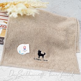 ドッグシルエット 今治フェイスタオル 誕生日プレゼント 女友達 プレゼント 犬 シルエット タオル フェイスタオル 名入れ 名前入り 刺繍 今治 今治タオル プレゼント ギフト 贈り物 誕生日 誕生日プレゼント 女性 退職祝い 友達 女友達 30代 40代 50代 60代