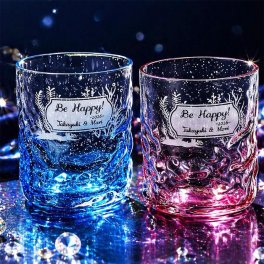 退職 異動 名入れ ペアギフト SXX 琉球ガラス風ジュエリーロックタンブラー 2点 ギフトBOX入り / プレゼント ギフト 両親 夫婦 結婚 金婚式 銀婚式 退職 記念 誕生日 長寿 祝い