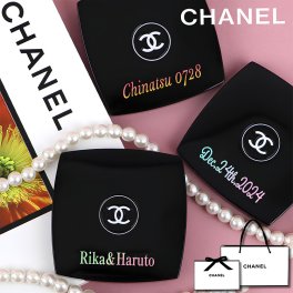 【名入れ プレゼント】CHANEL(シャネル) ミロワール ドゥーブル ファセット コンパクト ミラー 純正ブランドラッピング有 鏡 デパコス ブランド 名前入れ コスメ 化粧品 正規品 誕生日プレゼント 2025 ギフト 女性 彼女 刻印 オーダーメイド