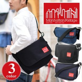 正規取扱店 Manhattan Portage マンハッタンポーテージ メッセンジャーバッグ 証明カード付 MP1606VJR メンズ レディース ショルダー バッグ シンプル A4 斜めがけ 男女兼用 ラッピング無料