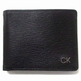 Calvin Klein カルバンクライン アウトレット サイフ 小物 メンズ レザー 折りたたみ財布 小銭入れなし 二つ折り財布 BOX付 