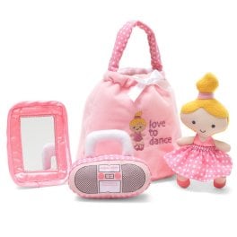 ガンド GUND ラブトゥーダンス プレイセット 320624 バレリーナ バッグ ぬいぐるみ グッズ 人形 おもちゃ 知育 玩具 キッズ ベビー ギフト プレゼント 新品