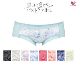 ワコール 重力に負けないバストケアブラ ショーツ PRA624ML スーパービキニ・ボーイレングス(ヒップハング)