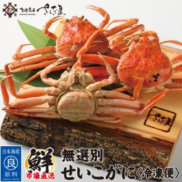 【数量限定】冷凍せいこがに 越前せいこがに 松葉せいこがに 無選別せいこ蟹 3杯～9杯 越前産 山陰産【冷凍便】 美味しい贈物 敬老の日 お歳暮 ギフト