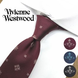 ヴィヴィアン ウエストウッド ネクタイ (7cm幅) 全3色 Vivienne Westwood ヴィヴィアンネクタイ  ネクタイ ブランド/高級/バースデー/誕生日/お祝い クリスマス/バレンタイン/父の日/入社祝い/就職祝い