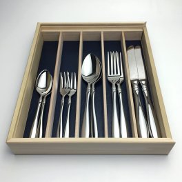 【「皇帝」の名を持つカトラリー。ご結婚されるご夫婦へのプレゼントに】インペリアル 10pcs ペアセット 木箱入