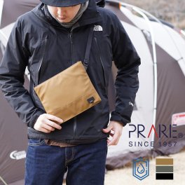 サコッシュ メンズ PRAIRIE プレリー 横型 耐水 防水 止水ファスナー アウトドア 丈夫 軽量 軽い ボディバッグ ショルダーバッグ 男性 父 彼氏 プレゼント ギフト (09000340-mens-1r) クリスマス バレンタイン 父の日 祖母 ショルダーバッグ 祖父 定年退職 バレンタイン 成人祝い