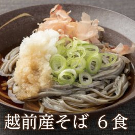 日本ギフト大賞受賞・越前産そば６食