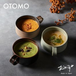 Rikizo TAMAKI オトモ スープカップ 385ml ナチュラル ブラック ベージュ おしゃれ 食器 かわいい シンプル 北欧 韓国 台湾 カフェ コーヒー スープ グラス コップ 母の日 新生活 ギフト プレゼント