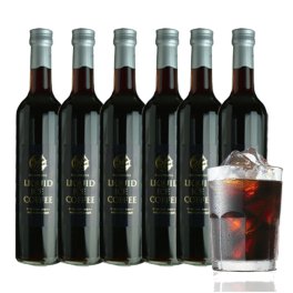 リキッドアイスコーヒー【6本セット】瓶 本格 アイスコーヒー スイート ビター 500ｍｌ ご自宅用 まろやか 無糖 味わい ストレート 高級アイスコーヒー 珈琲 コーヒー KOUFUKUYACOFFEE 父の日 母の日 夏ギフト お中元 暑中見舞 ご機嫌伺い 手土産 御供 感謝
