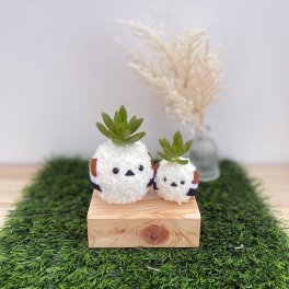 【シマエナガM】モスビー 多肉植物 インテリア プレゼント 癒し ギフト 母の日 父の日 クリスマス 敬老の日 かわいい バレンタイン 植物 プレゼント マグネット シマエナガ 動物 観葉植物 北海道