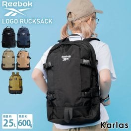 Reebok リーボック リュック 大容量 メンズ レディース 選べるロゴ 通学 軽量 25L スポーツリュック リュックサック 大容量 おしゃれ おすすめ 旅行 アウトドア ブランド おしゃれ 高校生 女子 ロゴ 黒 カーキ スポーツリュック ギフト 入学祝い  花以外 敬老の日 プレゼント ギフト