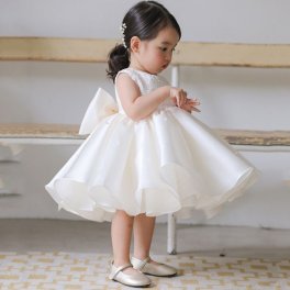 ベビー ドレス セレモニードレス フォーマルドレス 子供服 女の子 洋装フォマール 新生児 赤ちゃんドレス リボン ノースリーブ 出産祝い お宮参り お祭り 花見 退院着 結婚式 お誕生日