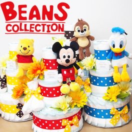 おむつケーキディズニー出産祝いギフト男の子女の子ベビーミッキーミニー　おしゃれ　ママ　お誕生日　赤ちゃんグッズ