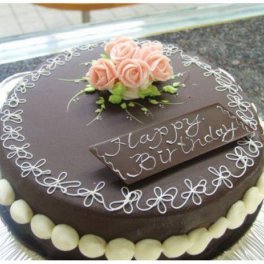 昔懐かしい チョコレート デコレーションケーキ16ｃｍ
