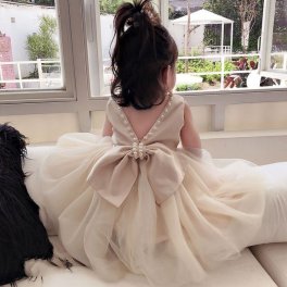 ベビー ドレス セレモニードレス フォーマルドレス 子供服 女の子 洋装フォマール 新生児 赤ちゃんドレス リボン ノースリーブ 出産祝い お宮参り お祭り 花見 退院着 結婚式 お誕生日 プレゼント レッド,シャンパン