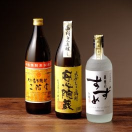 敬老の日【送料無料】【焼酎ギフト】大分麦焼酎 3本 飲み比べセット 麦焼酎 大分 二階堂 安心院蔵 銀座のすずめ お酒 飲み比べ ラッピング 熨斗 送料無料（北海道、沖縄除く）