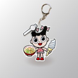 スーちゃんアクリルキーホルダー ラーメン スガキヤ ギフト 父の日 母の日 敬老の日 クリスマス キーホルダー
