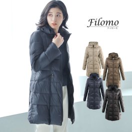 Filomo ライト ダウンコート レディース 冬 軽い 大きいサイズ 30代 40代 50代 ママ 母 女性 ミセス プレゼント ギフト コート 冬 レディース ギフト (08000136r) クリスマス 母の日 バレンタイン 成人祝い