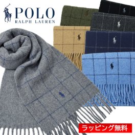 POLO RALPH LAUREN ポロ ラルフローレン マフラー 26AW PC0743 レディース メンズ ブランド マフラー リバーシブル/ストール/ブランドマフラー/ウール100%/ワンポイント/クリスマス/プレゼント/ギフト/お誕生日/成人祝い 送料無料【ラッピング無料】