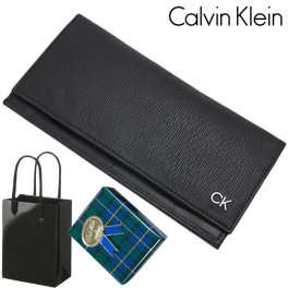 カルバンクライン CK Calvin Klein 長財布 ロングウォレット レザー ブラック スキミング防止機能付き 31CK190003 バレンタイン ホワイトデー クリスマス 結婚記念日 還暦祝い 入学 卒業 入社祝い 退職 プレゼント ギフト 贈り物 恋人 夫婦 父の日 母の日