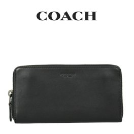 送料無料 コーチ COACH アウトレット メンズ 誕生日 財布 ラウンドジップ長財布 長財布 5014 BLK(ブラック) ブラック