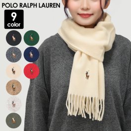 ポロ ラルフローレン マフラー メンズ レディース 全9色 男女兼用 PC1047 POLO RALPH LAUREN プレゼント 無地ギフトBOX選べます 送別会 誕生日 お中元 結婚祝い 結婚式 彼氏 息子 夫 男性 彼女 妻 女性 マフラー 高級 父の日 母の日 マフラー ファッション小物 バレンタイン