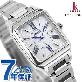 セイコー ルキア Grow 電波ソーラー 腕時計 レディース SEIKO LUKIA SSVW209 アナログ シルバー 日本製 ブランド おしゃれ 防水 軽い 華奢 かわいい プレゼント 女性 実用的