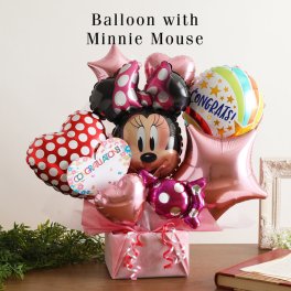 ディズニー ミニー ピンク バルーン イニシャル アレンジ 女子 母親 花束 卒業式 成人式 結婚祝い 誕生日祝い 開店祝い バルーン ブーケ 電報 プレゼント 発表会 可愛い 流行 お洒落 専門 ひな祭り 節句 結婚式 入学式 母の日 父の日 発表会 入園 誕生日 還暦祝い 初節句 ウェディング こどもの日 端午の節句 フォト クリスマス ハロウィン バレンタイン 七五三 女の子 出産祝い