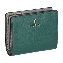 フルラ FURLA 財布 二つ折り財布 折りたたみ財布 小銭入れ付き WP00307-ARE000 4349S レディース グリーン+グレー 本革 レザー