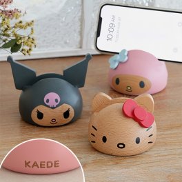 サンリオ 木製スマホスタンド ハローキティ マイメロディ クロミ|スマホスタンド モバイルグッズ サンリオ 木製 ナチュラル　インテリアグッズ インテリア プレゼント ギフト