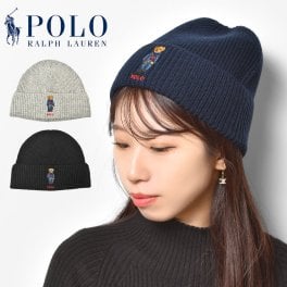 ニット帽 POLO RALPH LAUREN ポロ ラルフローレン ビーニー ポロベア 正規品 レディース メンズ PC1463 ニットキャップ ワッチ ブランド ソリッド デニム くま ベア 帽子 おしゃれ かわいい プレゼント 誕生日 ギフト クリスマス ネイビー ブラック グレー 黒 フリーサイズ