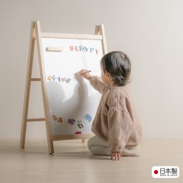 日本製 木製 「きっずほわいとぼーど【イーゼル型】」おえかき お絵かき ホワイトボード 子供 お絵描きボード お絵かきボード おしゃれ 磁石 マグネット イラストボード お洒落 かわいい 誕生日 プレゼント 知育玩具