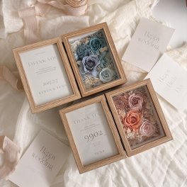 フラワーフォトボックス 両親贈呈品【送料無料】フォトフレーム 結婚式 結婚祝い 記念日 新築祝い お誕生日 母の日ギフト プレゼント