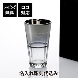 名入れ彫刻代込み PROGRESS プログレス SUBLIME ハイボールビアタンブラー 414ml SILVER 名前 彫刻 刻印 名入れギフト プレゼント 誕生日 記念日 記念品 お祝い グラス ハイボールグラス ビアタンブラー チタン 法人記念品 ノベルティ 法人 受賞 周年記念 父の日