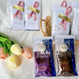 プチギフト ミルクティー ブライダル お配りセット 友達 職場 お菓子 小分け Godiva 退職 引っ越し お礼 プレゼント ホワイトデー 卒業式 チョコ 卒園