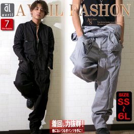 つなぎ メンズ 作業服 おしゃれ  10カラー ツナギ オールインワン 作業服 黒 紫 白 長袖 父の日プレゼントギフト  12時までの注文は即日出荷 今話題のオシャレつなぎ アウター ハイネック ブラック 黒 ホワイト 白 赤 青 大きいサイズ SS S M L LL 3L 4L 6L 