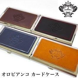 オロビアンコ カードケース 本革 名刺入れ レザー キャメル ブラック ブラウン ネイビー おしゃれ ブランド 皮 屋外 Orobianco レディース メンズ プレゼント ギフト