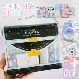 文具セット かわいい 女の子 コスメ&文房具 バッグinギフト 小学生 中学生 おしゃれ コスメ 文房具 雑貨 セット オルチャン 韓国 かわいい文房具 女子 子供 こども 文房具 文具 低学年 高学年 ギフト お返し 贈り物 誕生日 プレゼント お誕生日 子供会 景品 お祝い 記念品