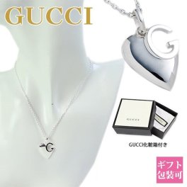 グッチ GUCCI ネックレス ペンダント Gロゴハート シルバー 233963 J8400 8106 SILVER アクセサリー