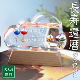 ガリレオ温度計 名入れ ガリレオ 温度計 気温 【 誕生日 退職祝い 還暦 古希 喜寿 傘寿 長寿祝い 】日本語彫刻 漢字 父の日 母の日 敬老の日 雲 クラウド 癒し おしゃれインテリア 誕生日プレゼント おしゃれギフト