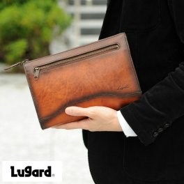 セカンドバッグ メンズ 本革 青木鞄 Lugard シャドー牛革 クラッチバッグ G-3  結婚式 普段使い 日本製